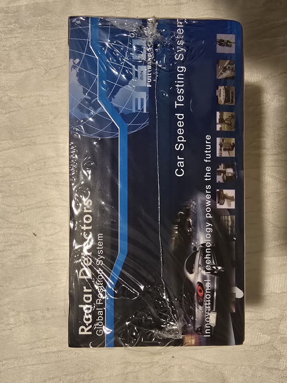 Car Speed Testing System - Blue Radar Detector Box